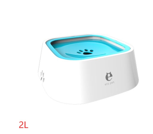 Bebedero Flotante Antisalpicaduras Premium para Perros y Gatos – Tazón de Agua Lento, Antivuelco y Fácil de Limpiar, 1,5 L y 2 L