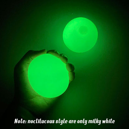 Pelota Antiestrés Adhesiva y Fluorescente – Stick Wall Ball para Juegos y Relajación