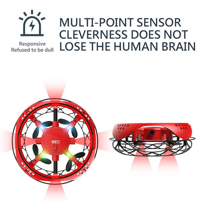 Mini Dron Interactivo UFO L101 – Vuelo Inteligente con Control por Mano e Iluminación LED