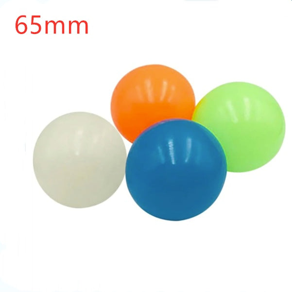 Pelota Antiestrés Adhesiva y Fluorescente – Stick Wall Ball para Juegos y Relajación