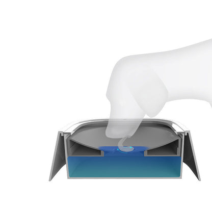 Bebedero Flotante Antisalpicaduras Premium para Perros y Gatos – Tazón de Agua Lento, Antivuelco y Fácil de Limpiar, 1,5 L y 2 L
