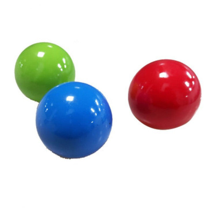 Pelota Antiestrés Adhesiva y Fluorescente – Stick Wall Ball para Juegos y Relajación