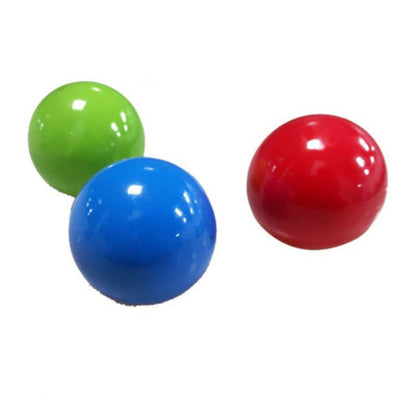 Pelota Antiestrés Adhesiva y Fluorescente – Stick Wall Ball para Juegos y Relajación