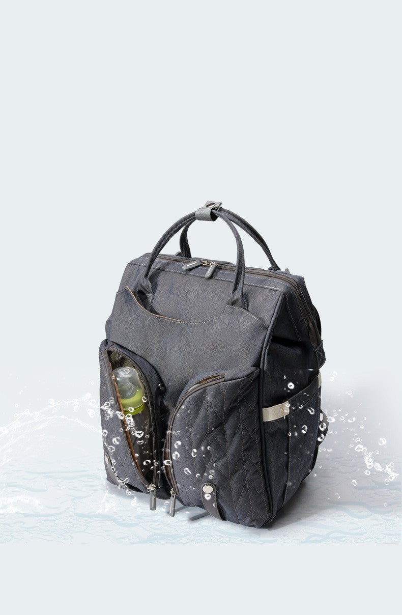 Mochila 2 en 1 con Cuna Portátil Plegable – Organización, confort y estilo para mamá y bebé