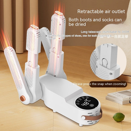 Secador de Zapatos UFO 2 en 1 – Secador Rápido para Calzado, Secador de Zapatos con Temporizador y Diseño Telescópico para Todo Tipo de Calzado