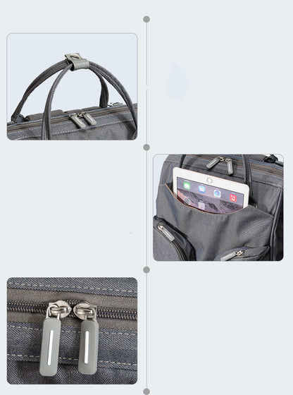 Mochila 2 en 1 con Cuna Portátil Plegable – Organización, confort y estilo para mamá y bebé