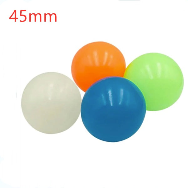 Pelota Antiestrés Adhesiva y Fluorescente – Stick Wall Ball para Juegos y Relajación