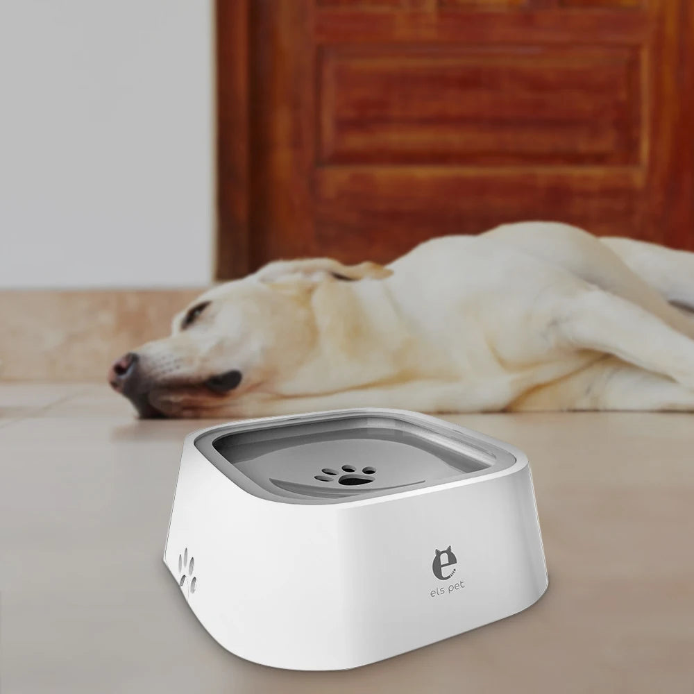 Bebedero Flotante Antisalpicaduras Premium para Perros y Gatos – Tazón de Agua Lento, Antivuelco y Fácil de Limpiar, 1,5 L