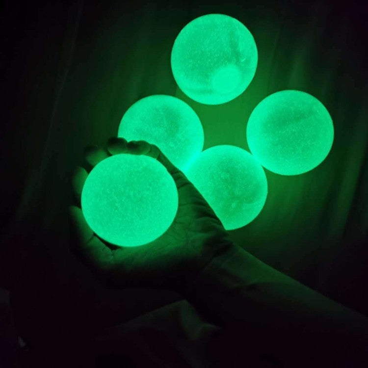 Pelota Antiestrés Adhesiva y Fluorescente – Stick Wall Ball para Juegos y Relajación