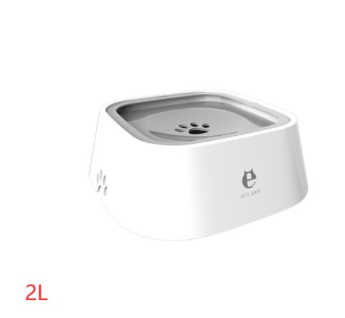 Bebedero Flotante Antisalpicaduras Premium para Perros y Gatos – Tazón de Agua Lento, Antivuelco y Fácil de Limpiar, 1,5 L y 2 L