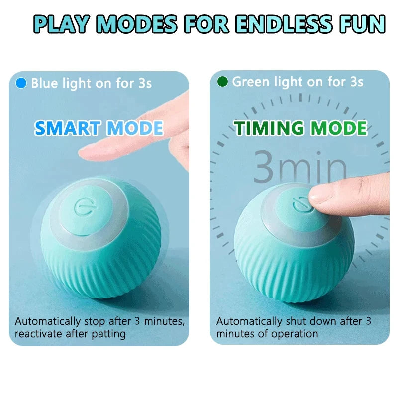 Smart Ball Interactiva para Gatos – Diversión Inteligente y Segura