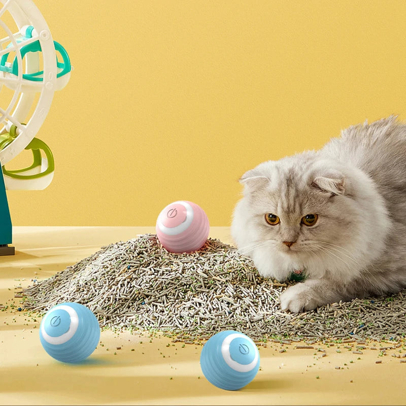 Smart Ball Interactiva para Gatos – Diversión Inteligente y Segura