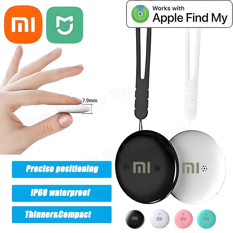 Localizador GPS Inteligente Antipérdida Compatible con Apple Find My – Rastreador Bluetooth para Llaves, Cartera, Coche o Mascotas