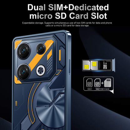 GT10 Pro – Smartphone Android de Alto Rendimiento con Pantalla Ultra HD de 7.3” y 16GB+1TB