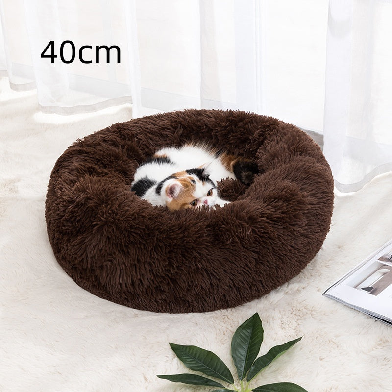 Cama Puf Ultra Suave para Mascotas | Calidez y Comodidad Invernales