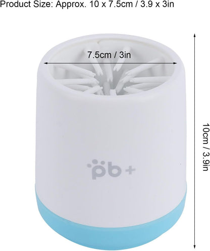 Mini Limpia Patas Portátil de Silicona para Perros Pequeños – Vaso Limpiador Compacto Antibarro con Cerdas Suaves y Diseño Antideslizante