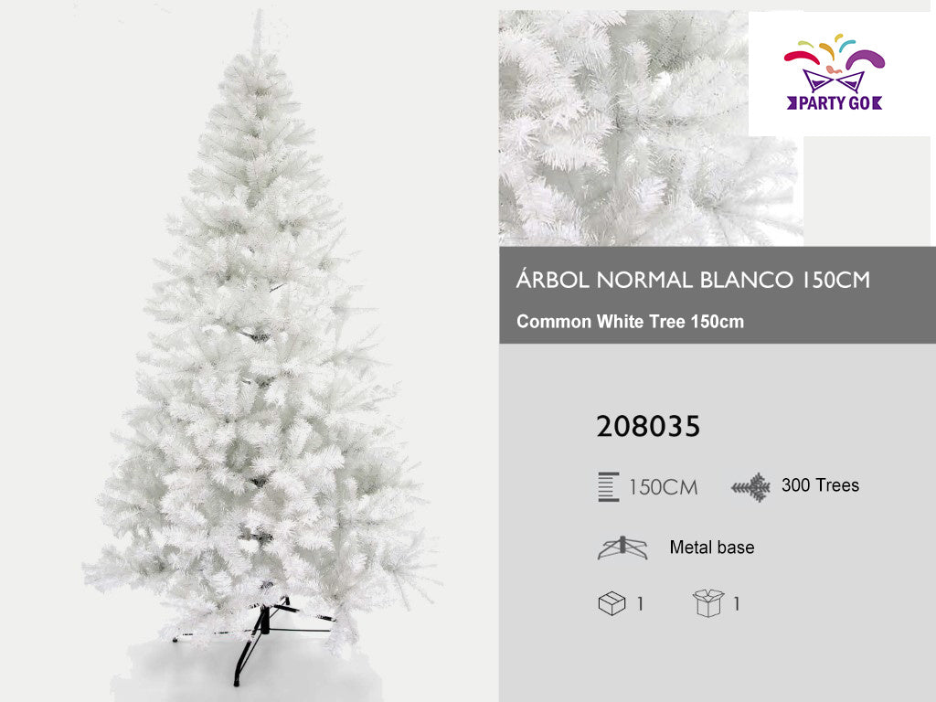PARTYGO COMMON WHITE TREE IN 150CM,180CM,210CM