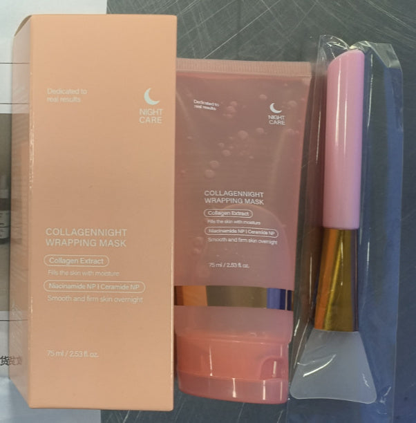 Mascarilla Facial Nocturna con Colágeno – Hidratación, Firmeza y Juventud Mientras Duermes