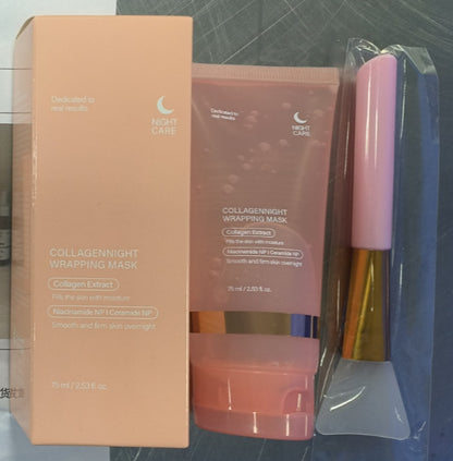 Mascarilla Facial Nocturna con Colágeno – Hidratación, Firmeza y Juventud Mientras Duermes