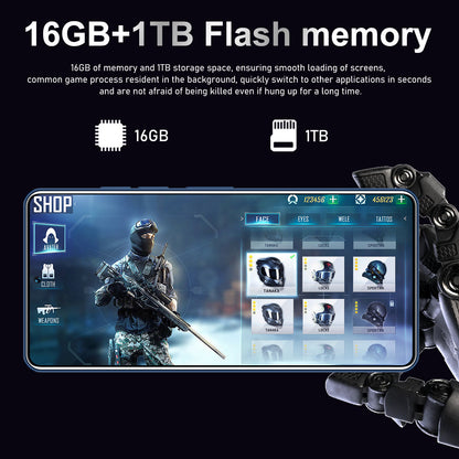 GT10 Pro – Smartphone Android de Alto Rendimiento con Pantalla Ultra HD de 7.3” y 16GB+1TB