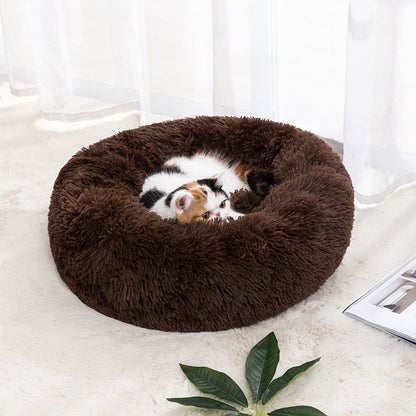 Cama Puf Ultra Suave para Mascotas | Calidez y Comodidad Invernales